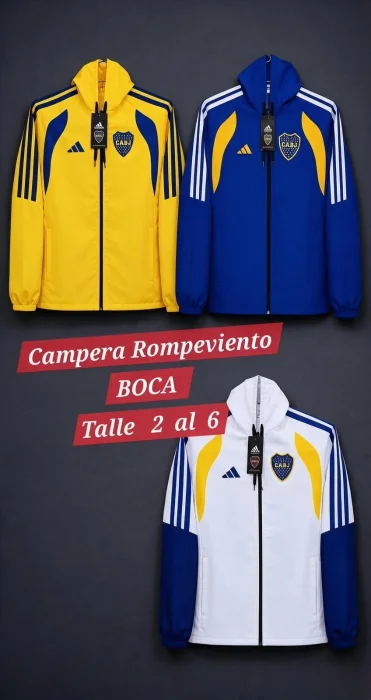 Camperas Deportivas Bordadas Boca
