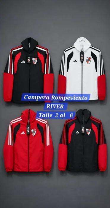 Camperas Deportivas Bordadas River