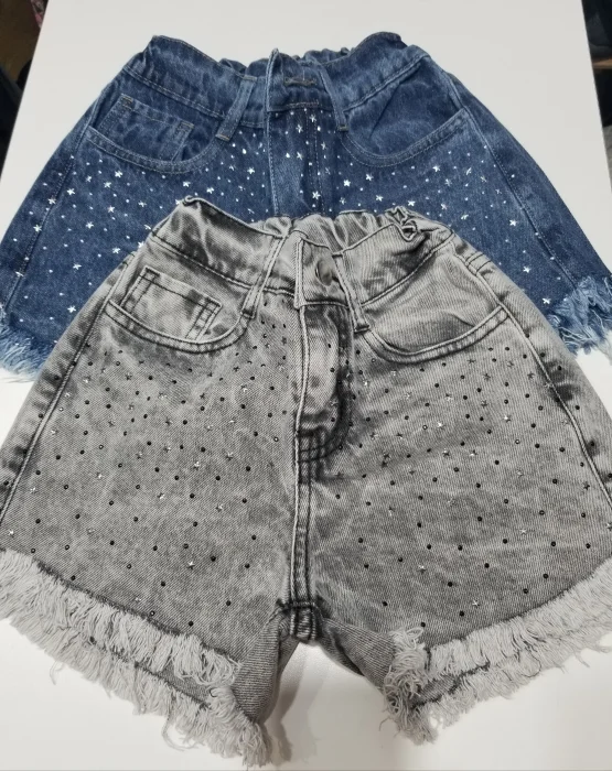 Short Jean en Dos Colores Talle