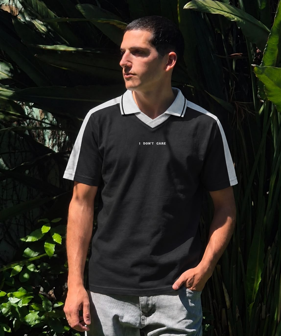 Remera Escote V con Cuello - Imagen 3