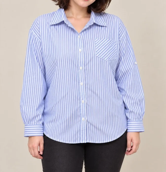 Camisa Especial Poplin Rayada