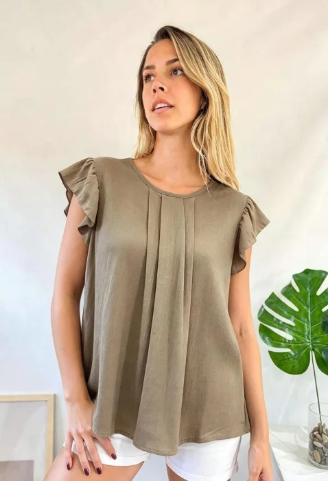 Musculosa Lino Volado