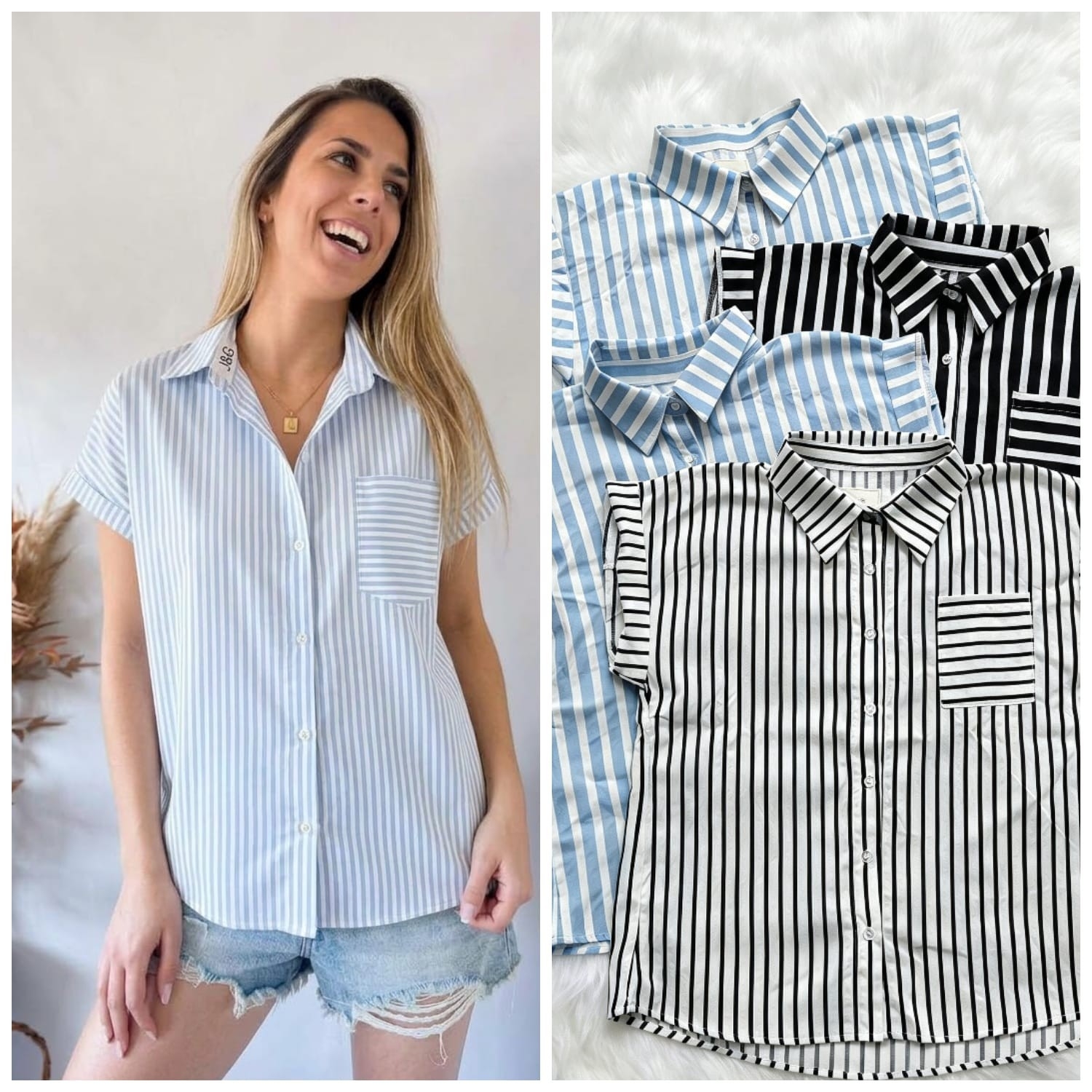 Camisa Rayada Musculosa - Imagen 2