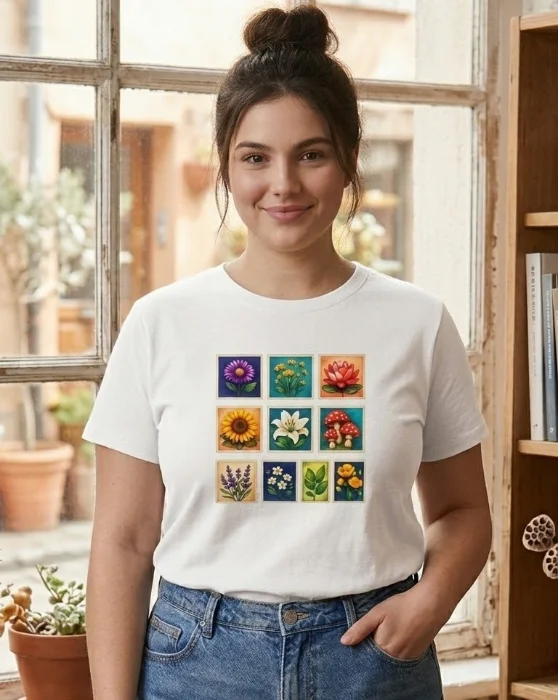 Remeras de Algodón Estampadas