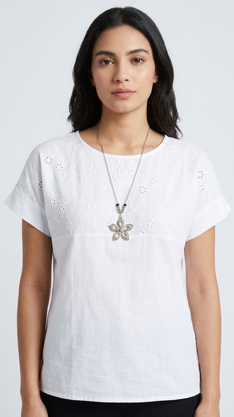 Blusa Fibrana y Broderi - Imagen 1