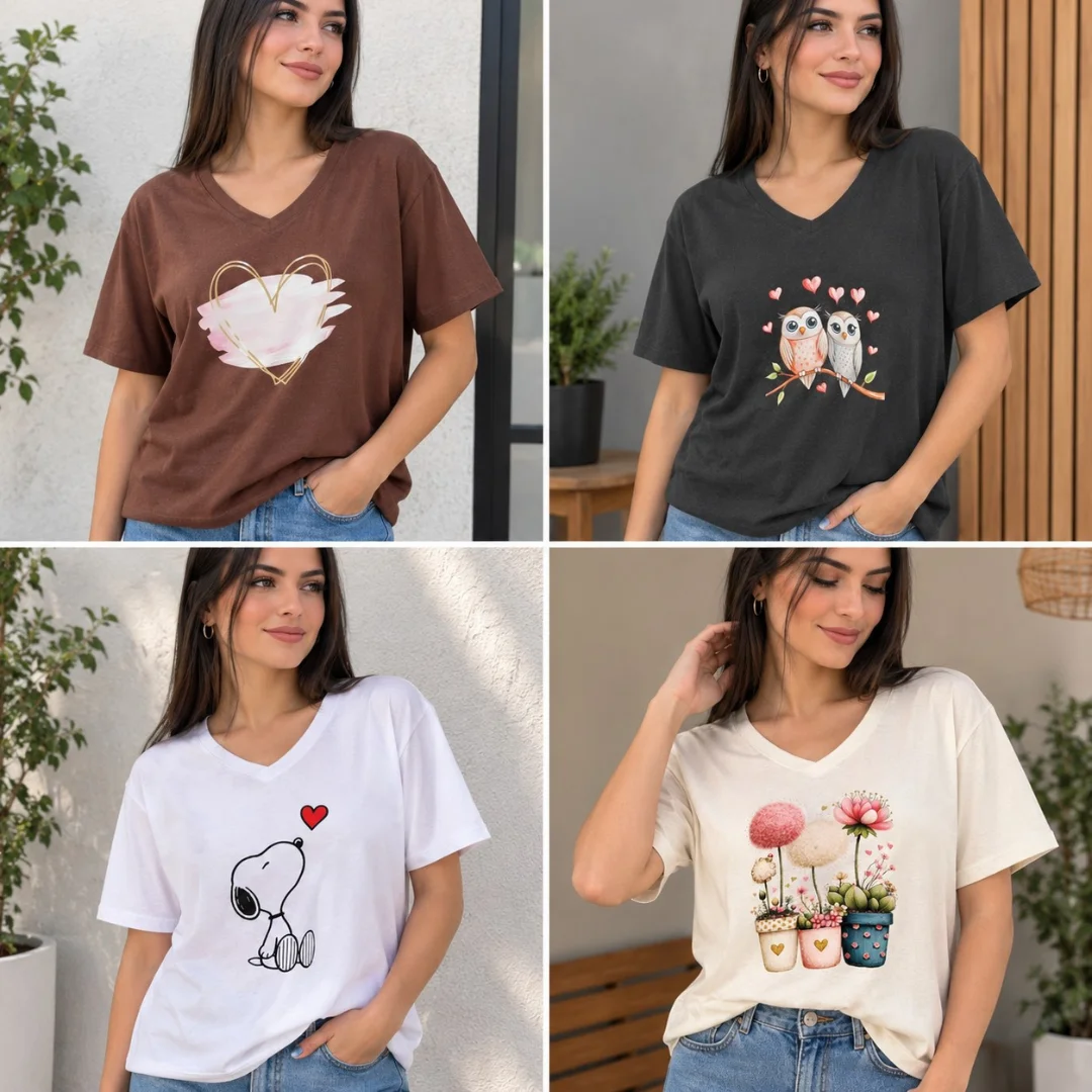 Remera Algodon C/v - Imagen 2