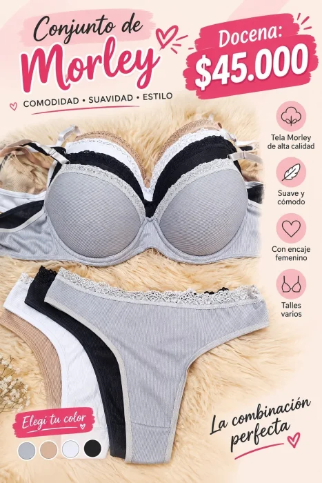 Conjunto Soft de Morley con Puntilla