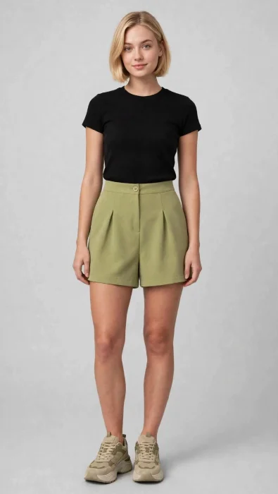 Art0272 Short Sastrero 1 Pinza Premium