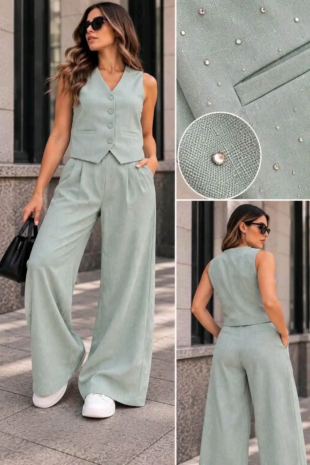 Conj Sastrero Importado Strass - Imagen 2