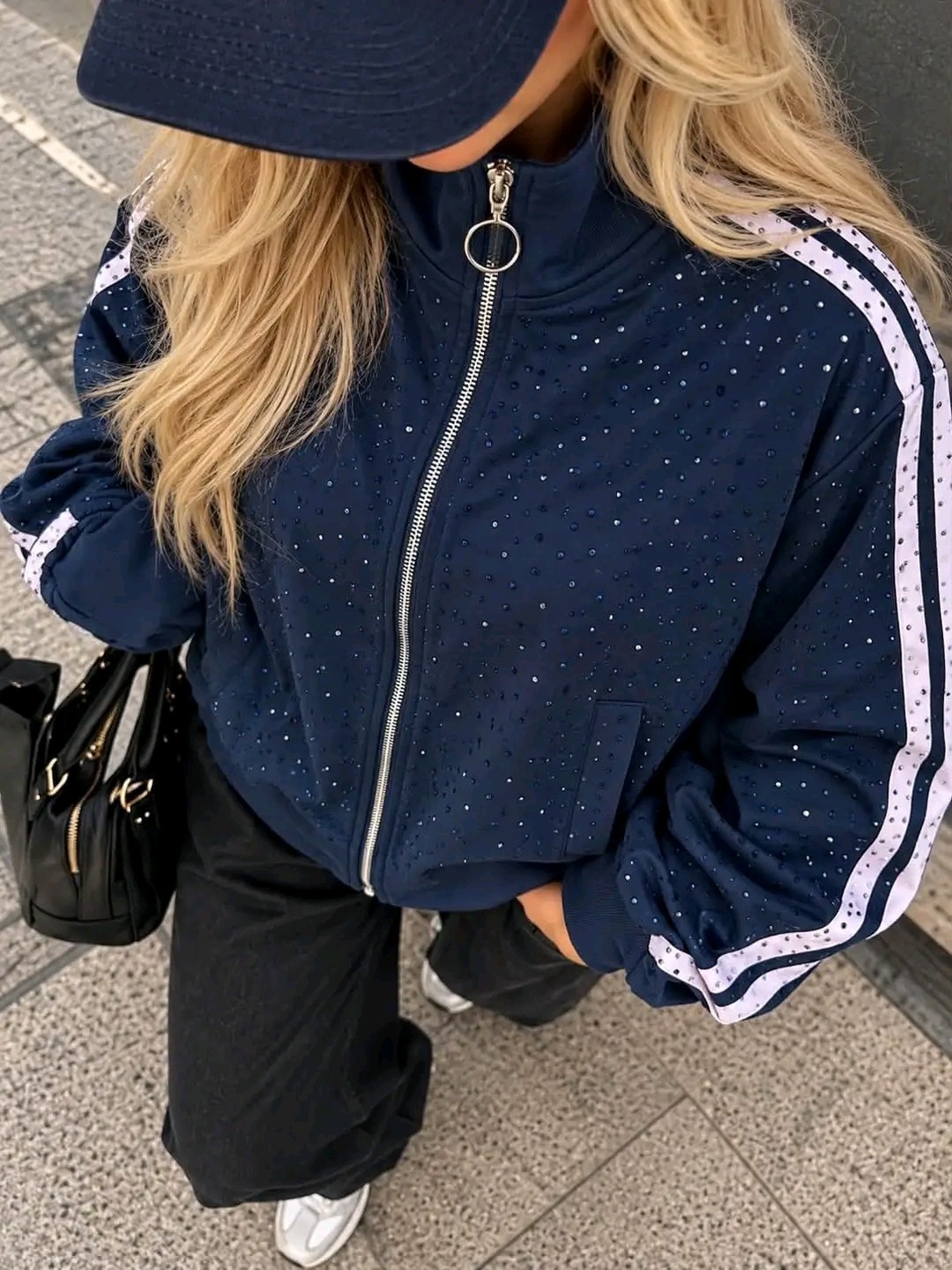 Campera Urbana Strass Importada - Imagen 3