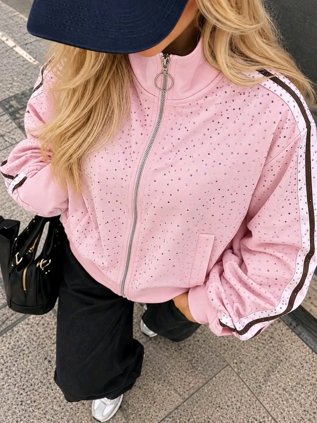 Campera Urbana Strass Importada - Imagen 4