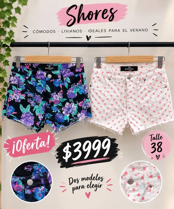Short Estampados