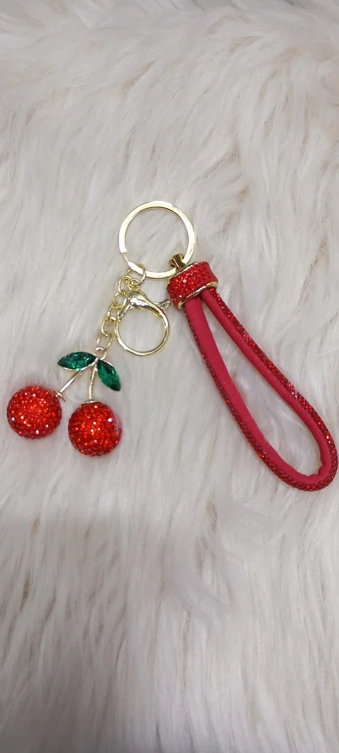Llavero Charms Strass Cereza - Imagen 3