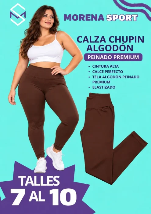 Calza Chupín Algodón Peinado**