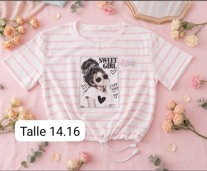 Remeras de Nena Rústica Liviana - Imagen 3