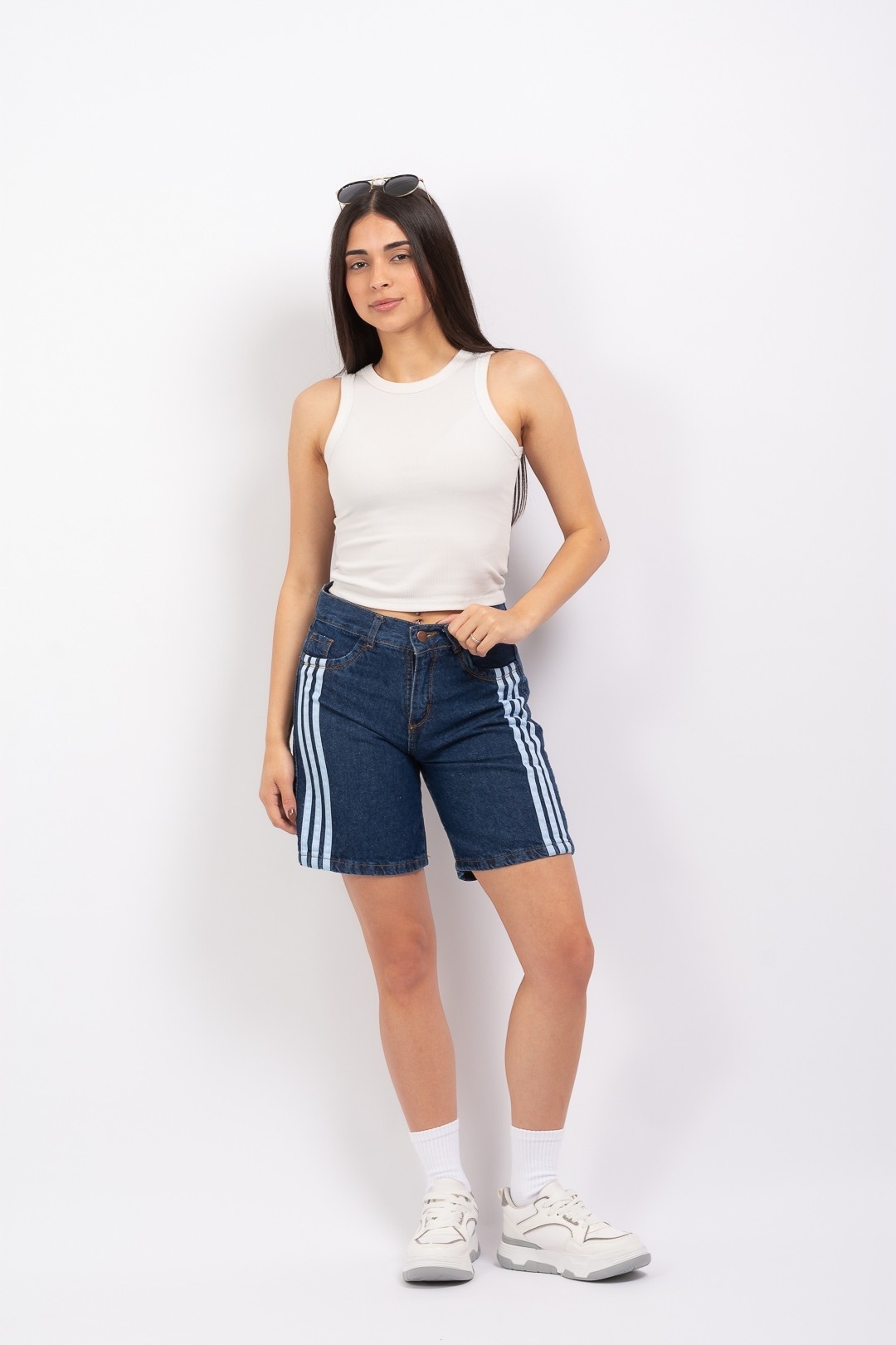 Bermuda Clásica Azul Deportiva Didas! - Imagen 2