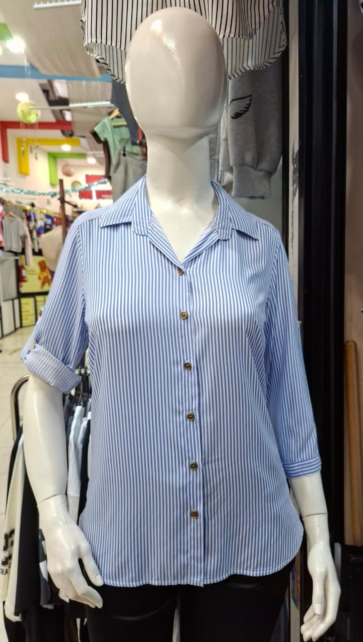 Camisas Rayadas Manga 3/4 - Imagen 3