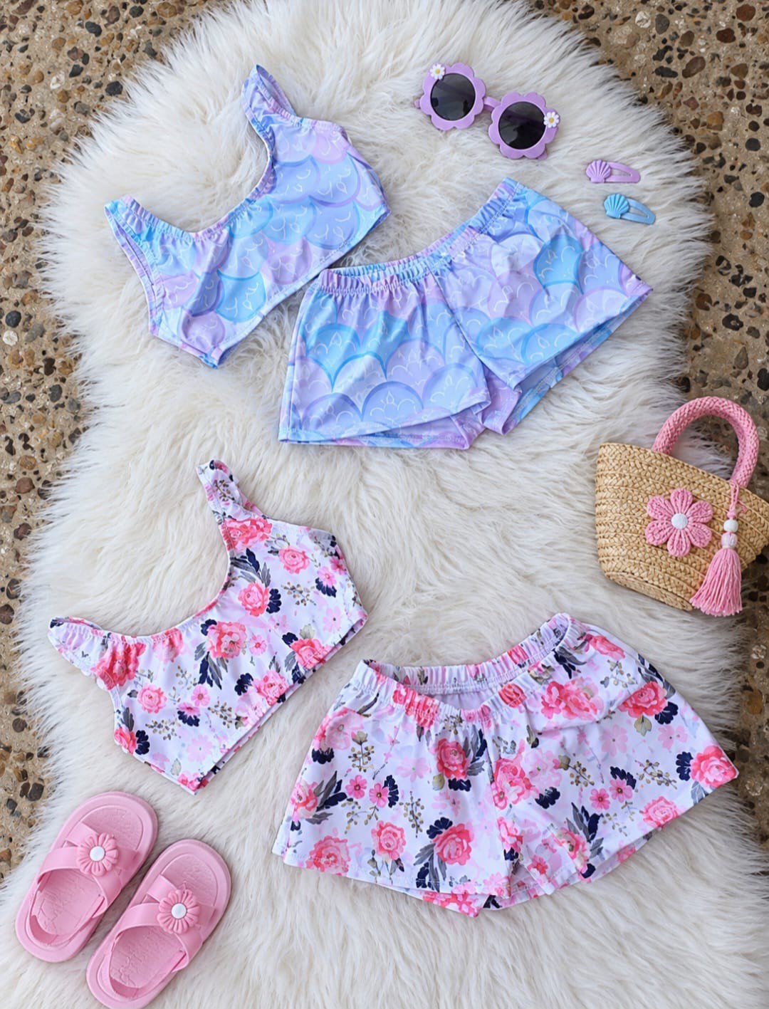 Bikini Top y Shorts Lycra Anticloro - Imagen 4