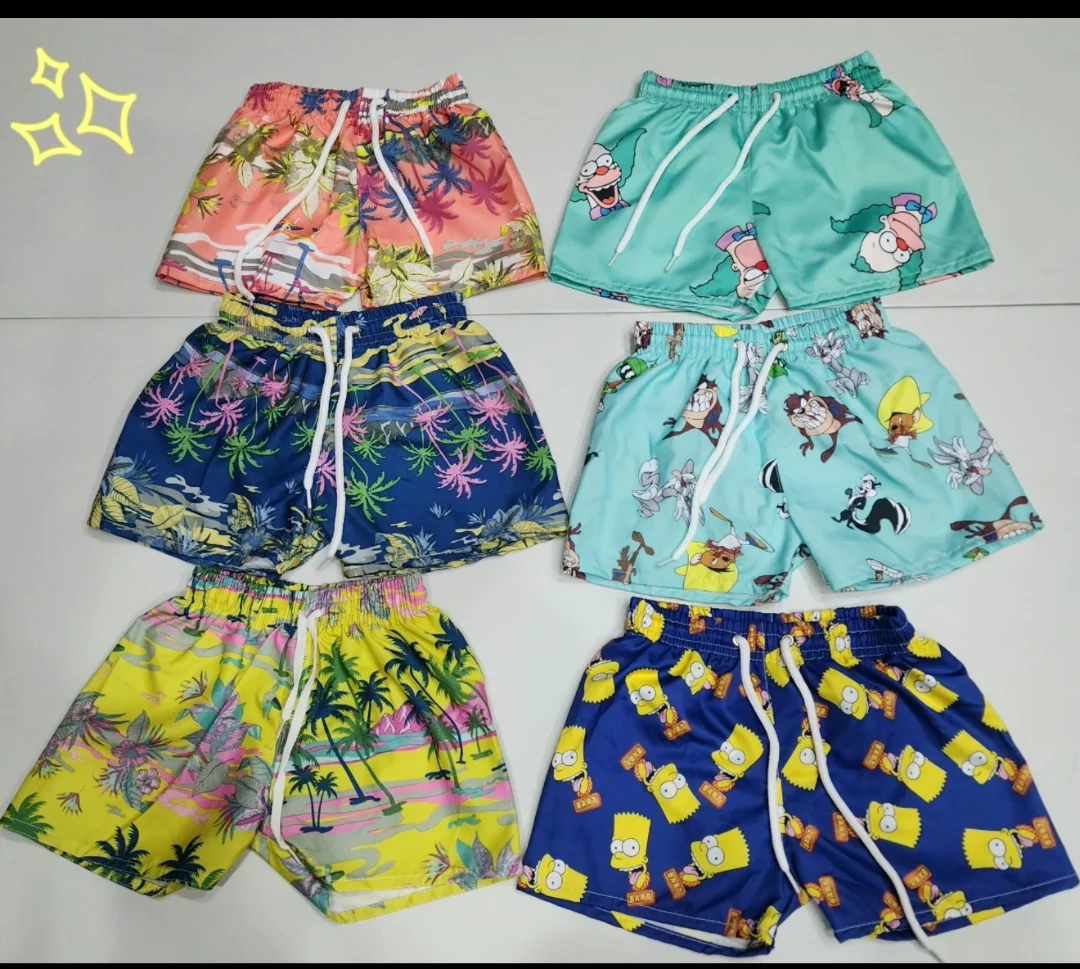 Short Baño Estampado C/suspensor de Bebé - Imagen 1