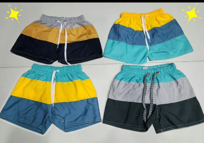 Short Baño Tricolor C/suspensor Bebé