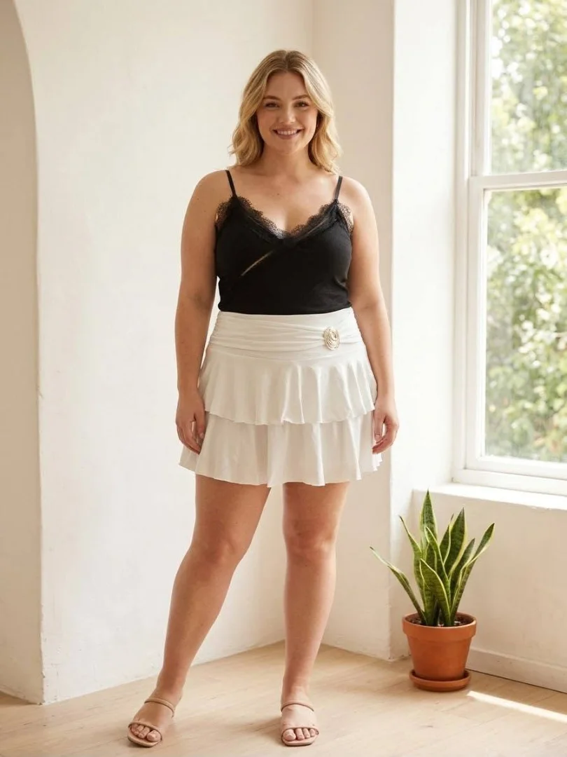 Mini + Short con Hebilla Caracol con 2 Volados - 861379373_2508330232991025_3897392458283504404_n.jpg