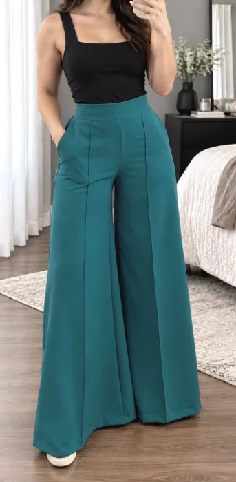 Maxi Palazzo Creep