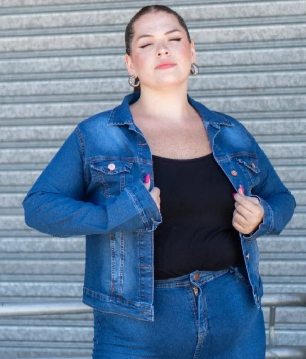 Campera Jeans Elastizada