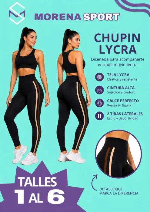 Calza Chupín Lycra Tira