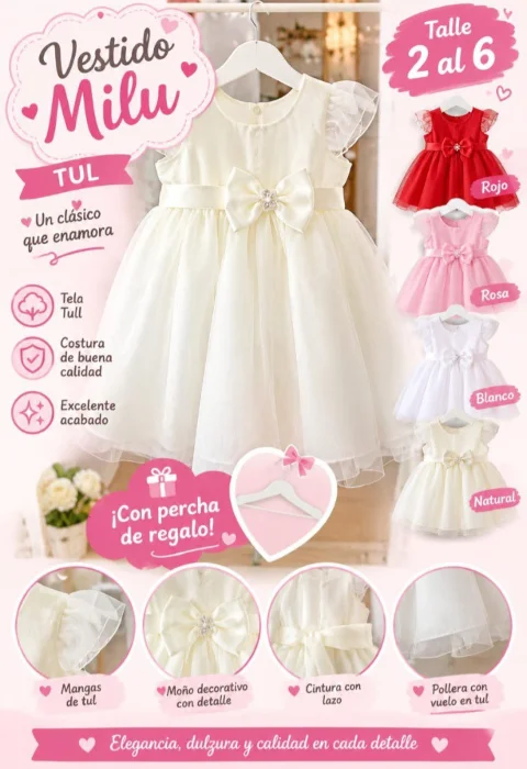 Vestido Tull