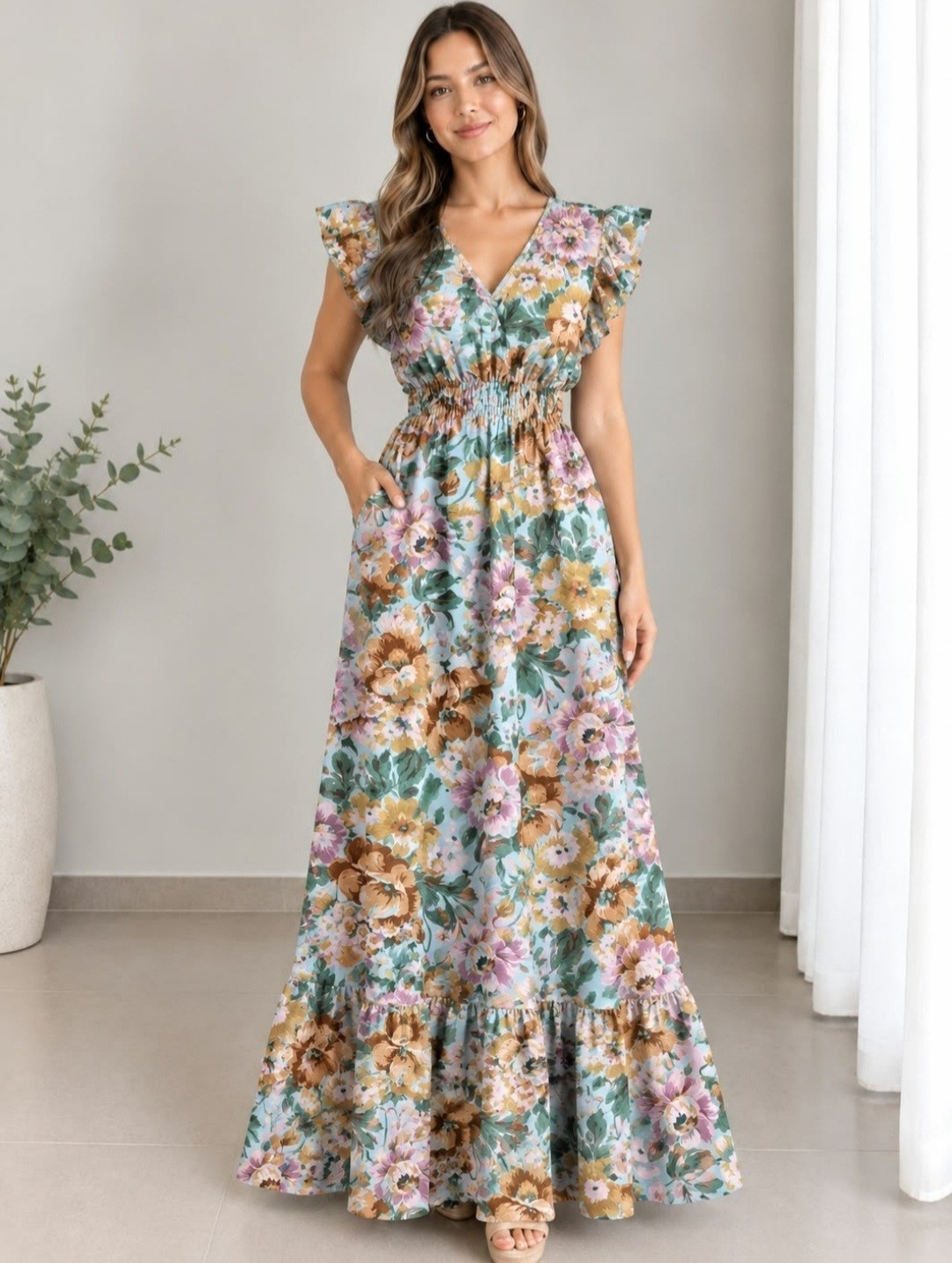 Vestidos Tela Wenoba Liviano - Imagen 2