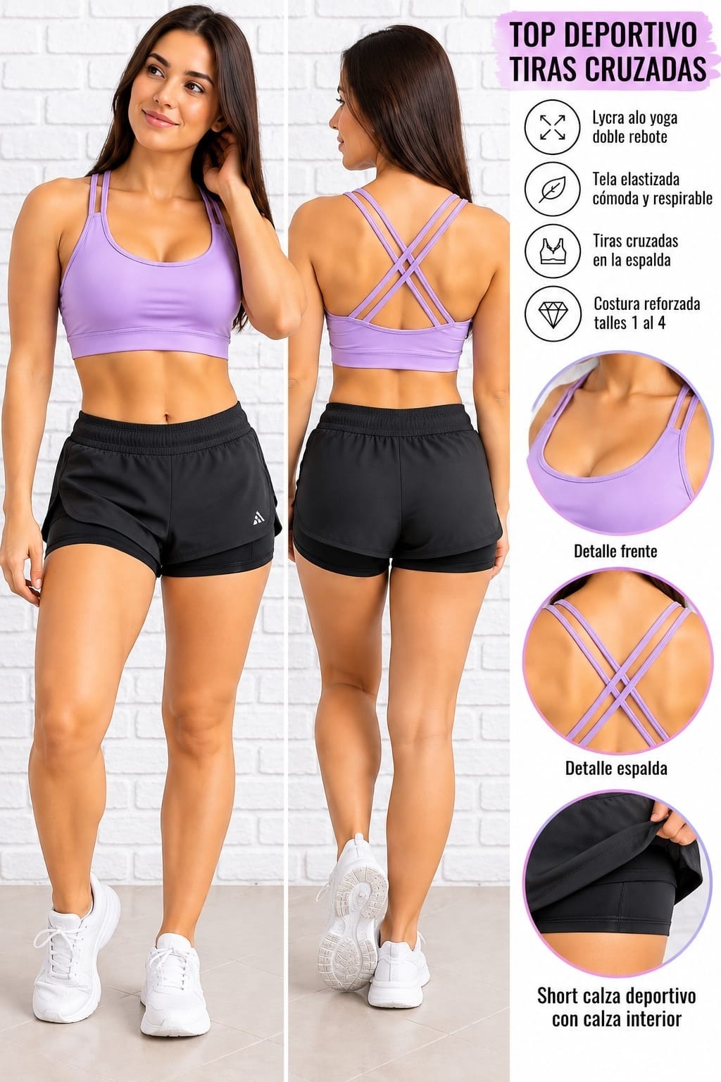 Top Deportivas con las Tiras Cruzadas - Imagen 2