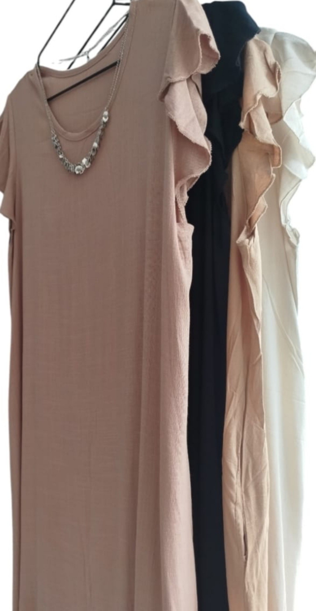Vestidos Lino Expandez Liso - Imagen 2