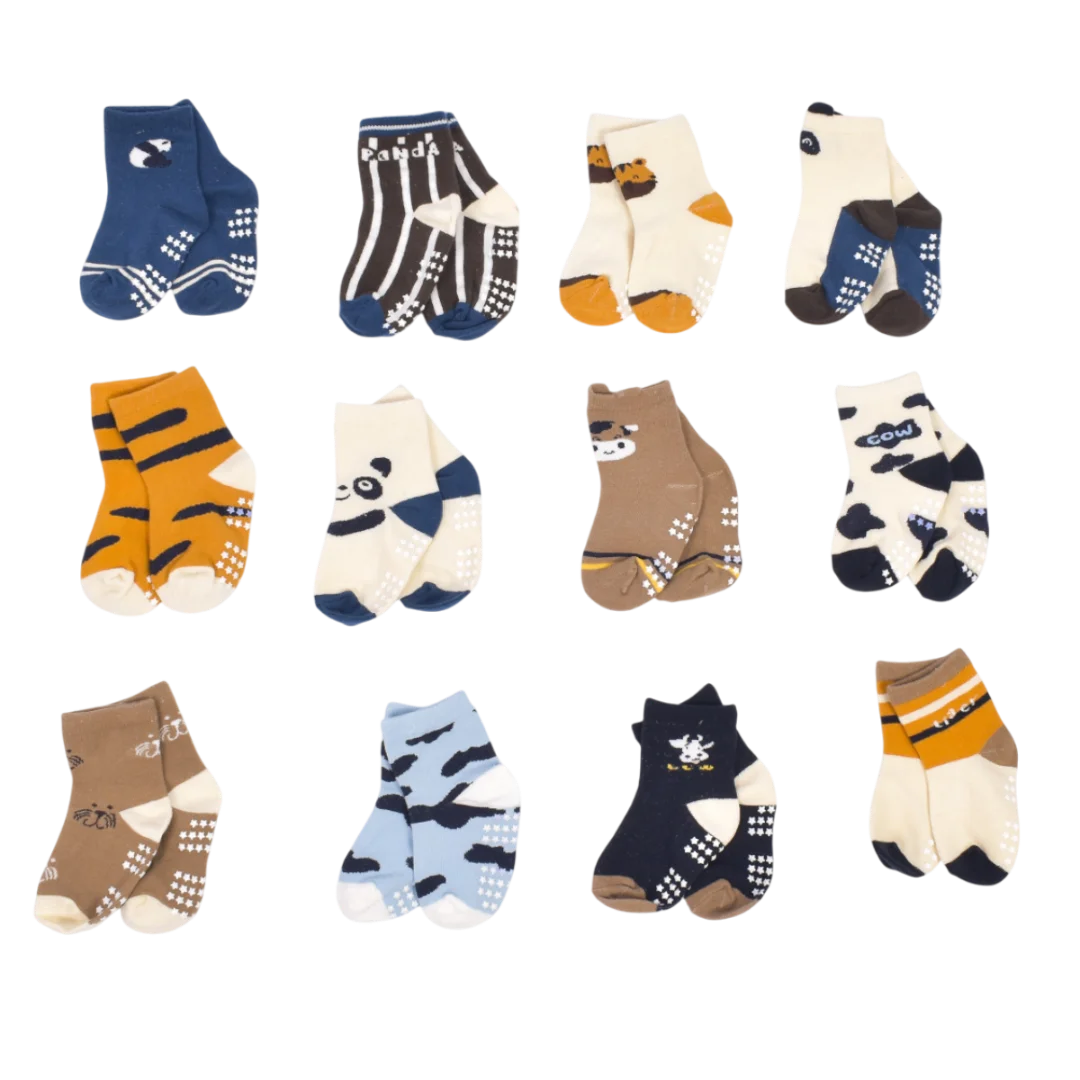 Set X3 Medias para Bebés Antideslizantes - Algodón Estampado - 715-Photoroom.png