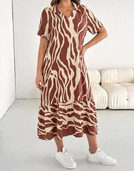 Vestidos Camisero Lino Expandez Talles Grandes
