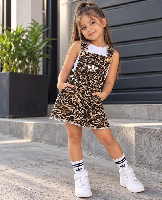 Jumper Animal Print Marron