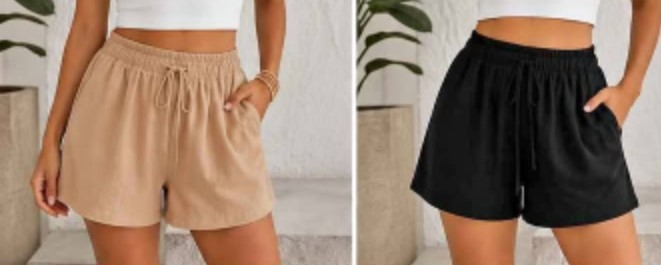 Shorts de Lino Spandex - Imagen 3