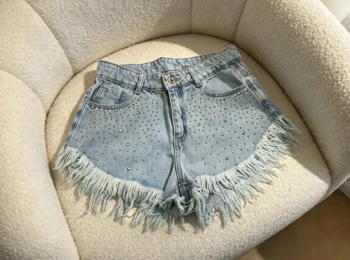 Short Jeans Flecos