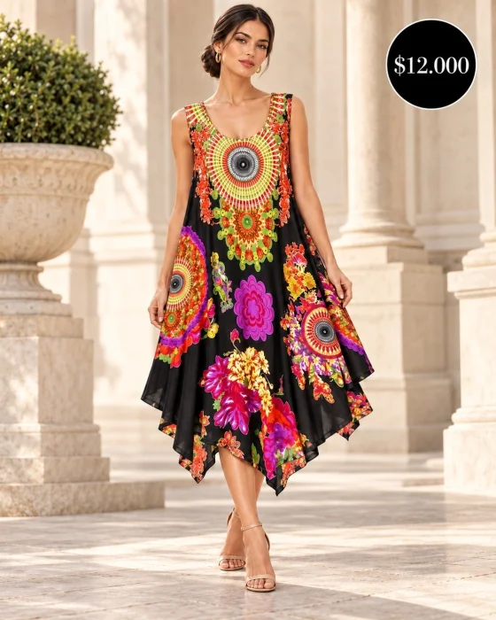 Vestido  Fibrana Importado