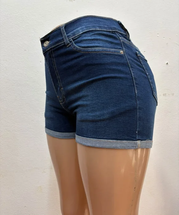 Short Elastizado Azul Localizado