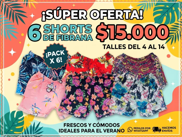 Pack Short de Fibrana