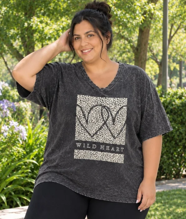 Remeras Cuello V Batik