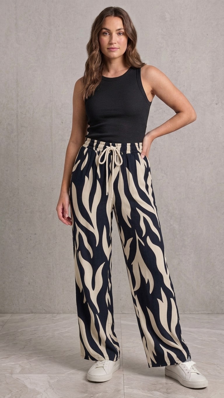 Pantalon Recto de Lino - Imagen 2