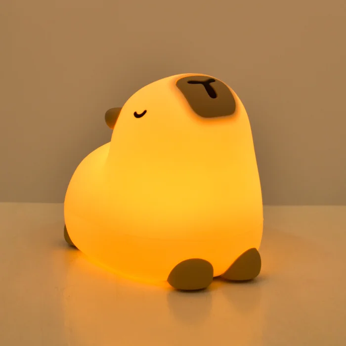 Lámpara Nocturna Capibara - Luz Led Recargable