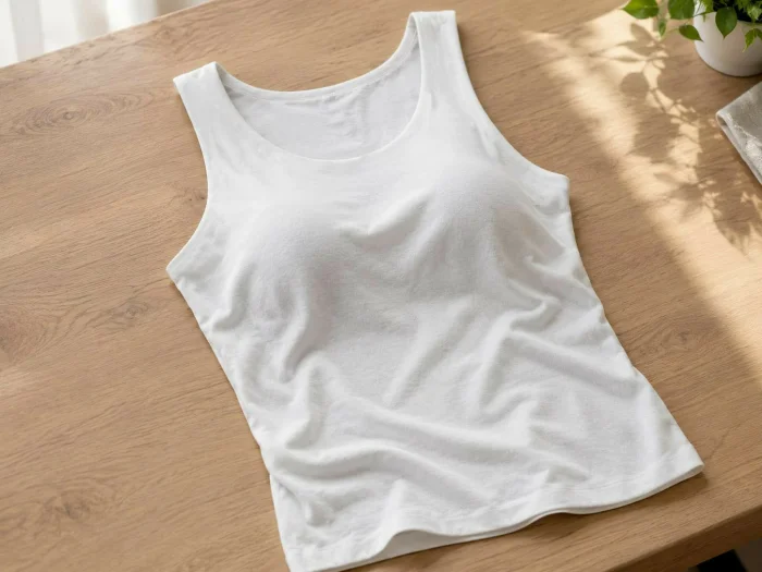 361- Musculosa Basica con Taza de Algodon C/lycra