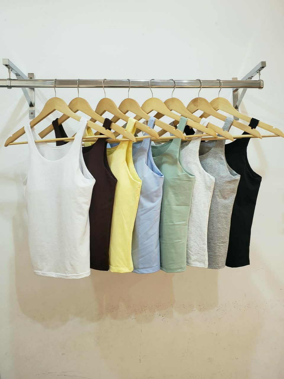 361- Musculosa Basica con Taza de Algodon C/lycra - Imagen 2