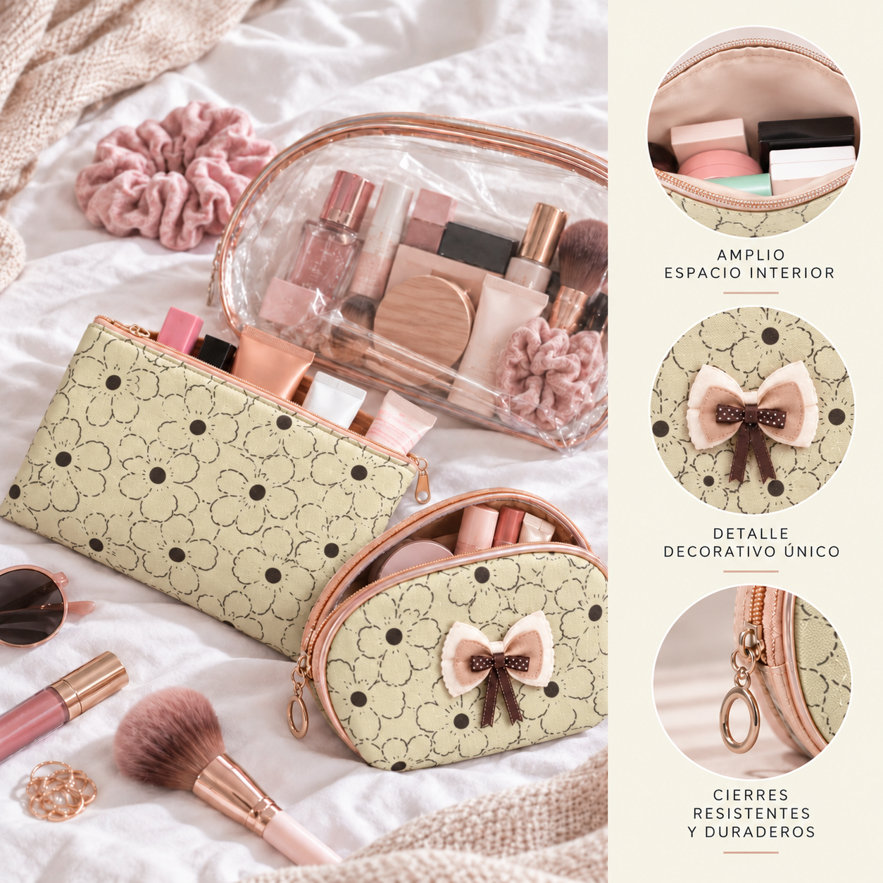 Neceser  Porta Cosmeticos Set de 3 Piezas Moñito - Organizadores%20cosm%C3%A9ticos%20en%20tonos%20lima%20pastel.png