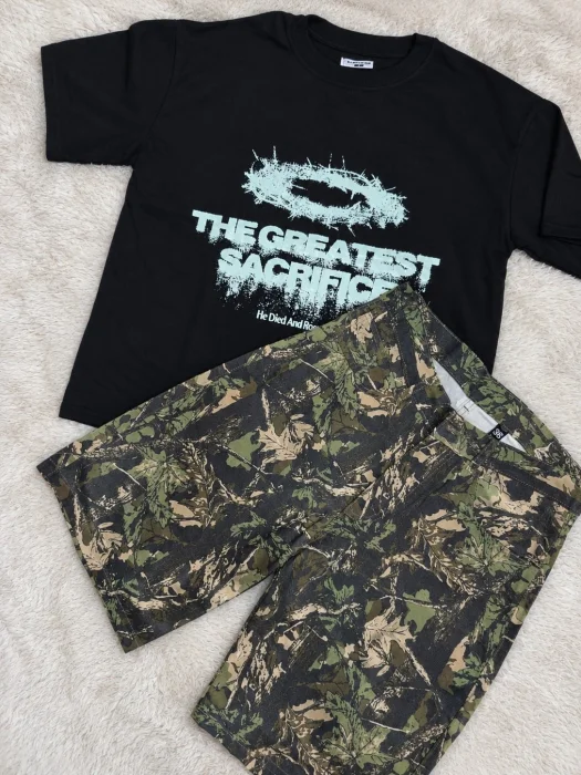 Remera Boxy Fit + Bermuda Baggy Realtree