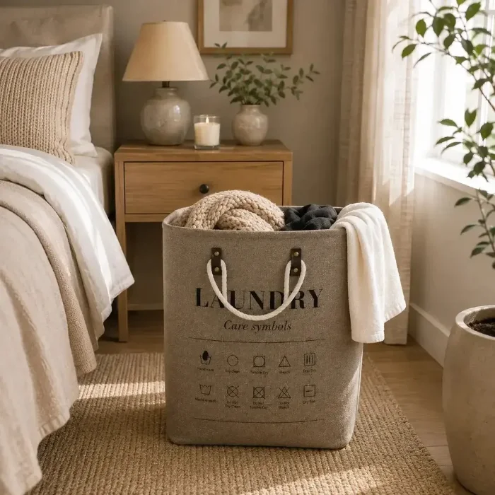 Canasto para Ropa Minimalista