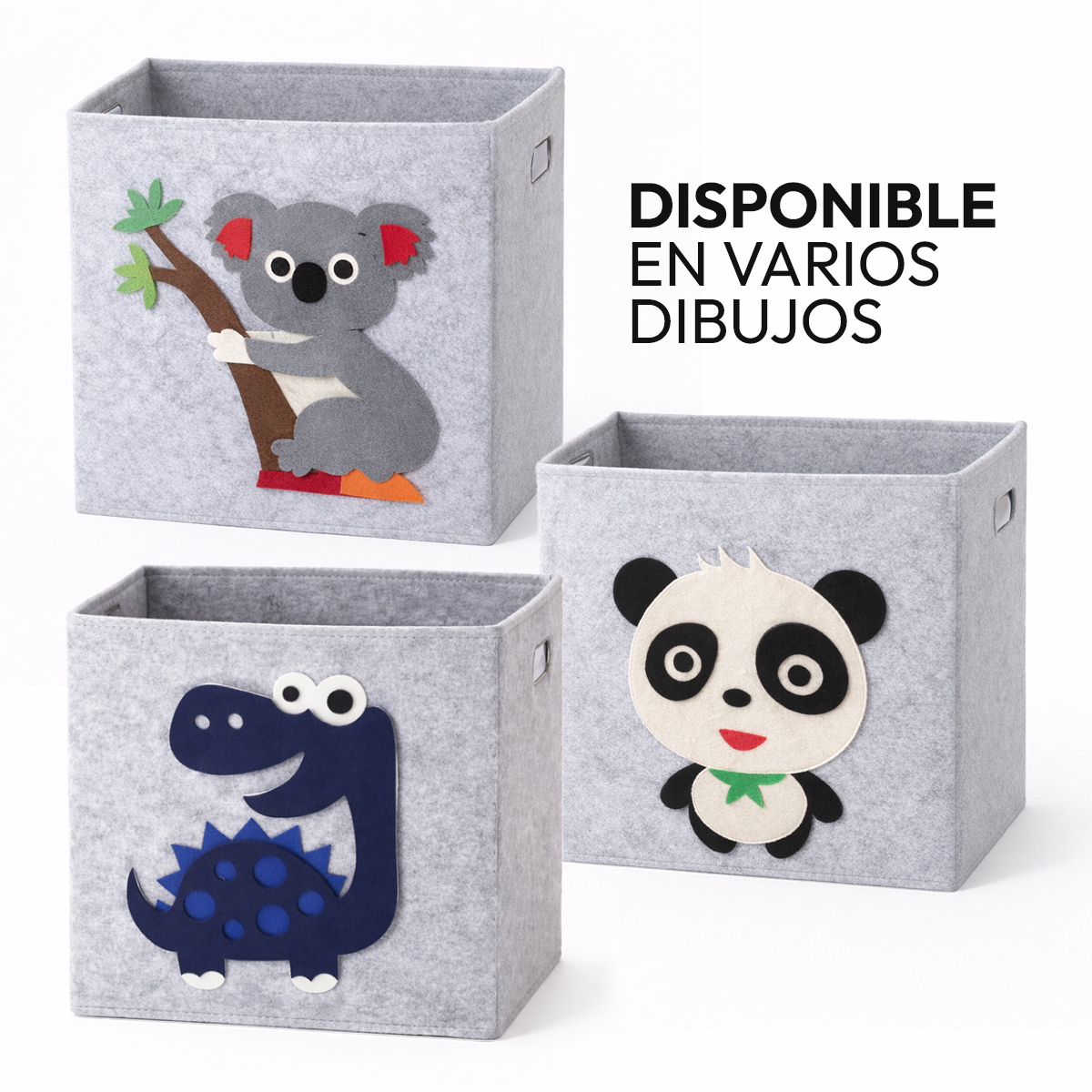 Canasto Organizador de Tela Fieltro - Animales - CANASTO.jpg