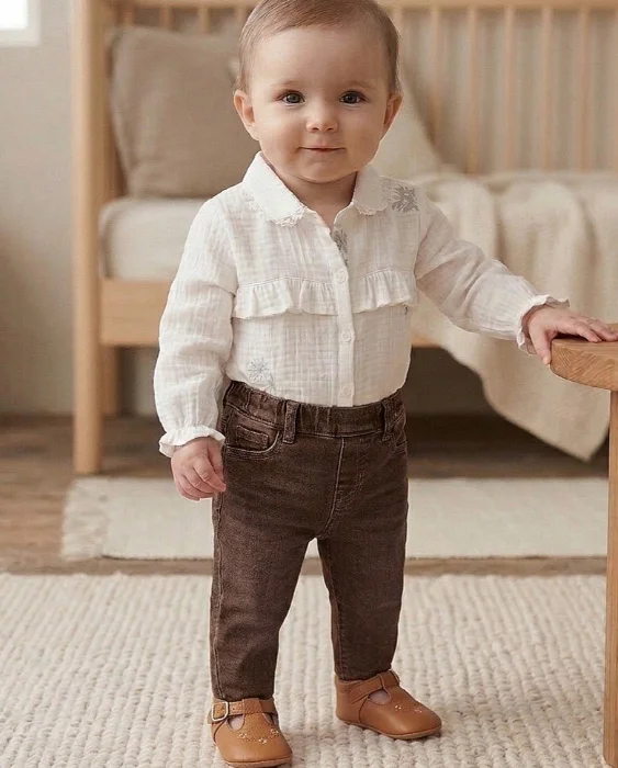 Camisa Beba Coton  2a4